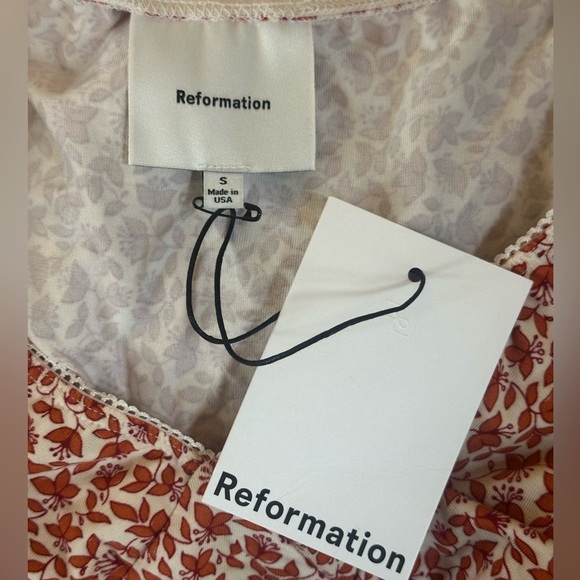 Reformation “Brayden” Floral Knit Midi Dress Small New With Tags! - Picture 12 of 13